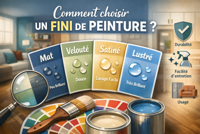 Comment choisir un fini de peinture?