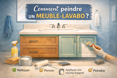 Comment peindre un meuble-lavabo?