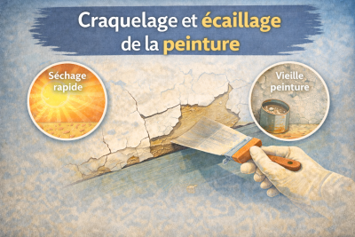 Craquelage et écaillage de la peinture